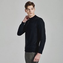 바쏘 캐시미어 베이직핏 하프넥 니트 BSW3MW09A