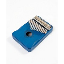 kalimba 엄지 피아노 17 건반 어린이 및 성인 초보자를위한 휴대용 mbira 손가락 피아노 선물, 파란색