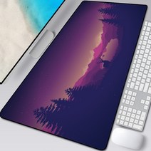 야구 스트라이커존 그물망 네트 피칭 배팅 연습 Deep Forest Firewatch 노트북 게이머 마우스 패드 게임용 대형 잠금 장치 키보드 70x30 cm Deak Mat fo, kanhuoren-017+800x400x3mm