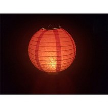 한지등 20cm 빨간색.지아몰, 중(20cm)