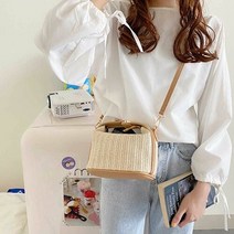 에이치플러스몰 미니 토트백 데일리룩 작은 가방 코디 신혼 여행 준비