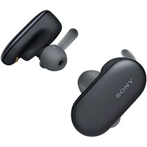 소니 완전 무선 이어폰 WF-SP900 : Bluetooth 대응 좌우 분리형 방수 사양 4GB 메모리 내장 2018년 모델 마이크 첨부 블랙, 단일 항목