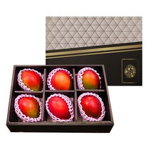 산지직송 애플망고 선물세트 3kg 내외 (6과), 단품없음