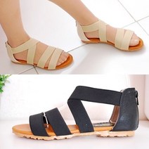 0018 1.5 cm 스판 빅사이즈 로우힐샌들