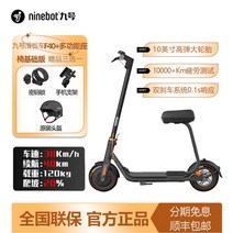 Ninebot F40 나인봇 전동킥보드 휴대용 접이식 리튬 F시리즈 업그레이드, 36V, 40km  F40 킥보드+시트