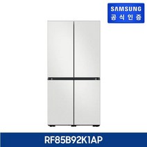 삼성 비스포크 냉장고 5도어 866L 글래스 [RF85B92K1AP], 새틴화이트+새틴그레이