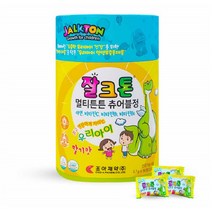 조아제약 잘크톤 멀티튼튼 츄어블정 키즈 어린이 씹어먹는영양제 딸기맛 90정