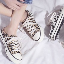 엠디인터내셔널 여성 뮬 스니커즈 패션운동화 캐주얼신발 호피무늬