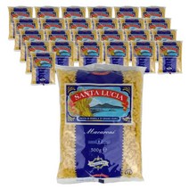 산타루치아 마카로니 macaroni 파스타 홈쿡 대용량 업소용 식당 식자재 면 500g, 26개