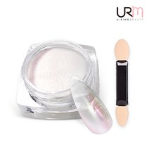 유리미 오로라빔 미러파우더+브러쉬 증정 홀로그램 네일, 04_핑크 0.6g