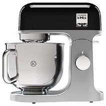 Kenwood kMix KMX750BK 푸드 프로세서 5리터 스테인리스 스틸 보울 안전 금속 하우징 1000W 3피스 파티세리 세트 및 스플래시 가드 포함 블랙