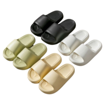 푹신푹신 쿠션좋은 마카롱 구름슬리퍼 (층간소음방지 EVA소재 거실용 실내화), 240/그린