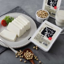 잔다리마을 국산콩 NON GMO 검은콩 서리태 전두부 310g x 4모, 선택3 백태 전두부 310g x 4모