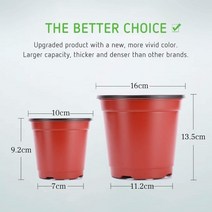 대형 화분 화분 플라스틱 꽃 냄비 홈 정원 데스크탑 녹색 식물 개/대, 02 Small_01 20 pcs
