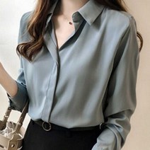 오너클랜 여성 정장 원피스 이너 카라 셔츠 쉬폰 블라우스옷