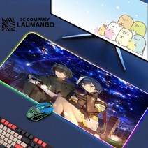 에픽 세븐 Rgb 마우스 패드 게이머 키보드 매트 책상 애니메이션 카펫 Pc 빅 게임 캐비닛 확장, 12 GG001219_06 RGB300x900x3mm