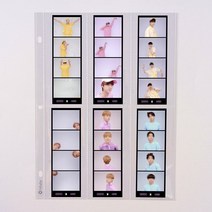 하이하바 포토카드 속지 20종/3공 바인더/미니포카북/사진앨범 스크랩북 씰스티커 엽서 월팸 인스 유희왕카드 굿즈보관, 10매, 6포켓-세로형(22.5x29.6)