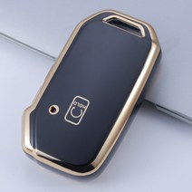 아케나 기아 카니발 쏘렌토 K3 K5 K7 K8 K9 니로 셀토스 스포티지 스마트키 케이스, RA-05, 블랙