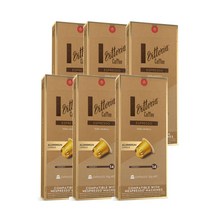 비토리아 에스프레소 네스프레소 호환 커피 캡슐 10캡슐 Vittoria Espresso Nespresso Compatible Coffee Capsules, 6팩