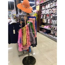 WARM스카프 스탠드 걸이 패션숍 바지 진열대 멀티 행거, 1개, 높이 170 브론즈 30홀
