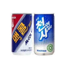 맥콜+천연사이다 190mlX각30캔총60캔, 없음