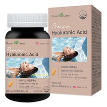 [위드헬스] 먹는 히알루론산 효능 피부 보습수분 영양제 피쉬콜라겐 비타민C 함유 팜그린 프리미엄 히알루론산 2개월, 900mg x 60캡슐