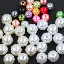 진주구슬 구슬 비즈 벌크 대용량 1봉5 000개 500g, 진주벌크4mm-25블랙
