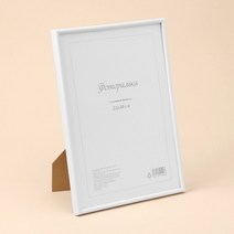 심플 아크릴 상장 탁상 벽걸이 겸용 액자 A4 화이트