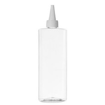 뾰족캡용기 120ml 150ml 200ml 250ml 300ml 500ml 오일병 염색약공병, 500ml 각투명용기 흰색캡