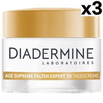 디아더마인 에이지 슈프림 팔텐 링클 데이 크림 50ml 3팩 Diadermine Age Supreme Falten Expert 3D, 1개