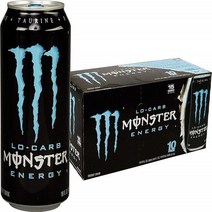 Monster Energy Lo-Carb 몬스터 에너지 로 카브 16oz(473ml) 10개입, 1개