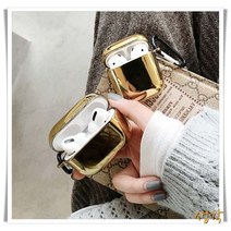 생각하는모든것 도금 1세대 메탈 2세대 케이스 에어팟프로 에어팟, 5메탈팟-골드