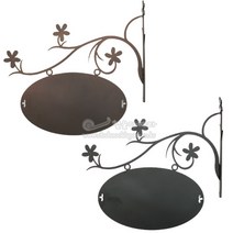 CB플라워일체형간판걸이(2가지색상)(입간판/인테리어간판/벽간판/인테리어소품/단조장식/호실간판), 엔틱