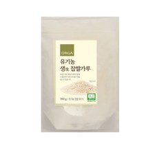 ORGA 집밥 유기농 생찹쌀가루 (350g) 제사 명절 아이들간식 자취 건강식 전 부침개 튀김, 1개