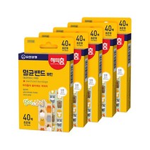 해피홈 멸균 밴드 패턴 표준형 40p, 5개입