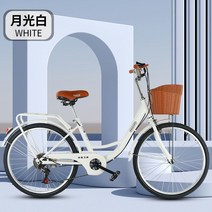 클래식 자전거 출퇴근용 학생 경량 레트로 남녀 남자 출퇴근자전거, 6단, 26인치, 옵션2