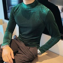 남자목티 폴라티 터틀넥 목폴라티 티셔츠 가을 겨울 절반 벨벳 T 셔츠 남성 긴 소매 캐주얼 스트 라이프 슬림 피트 탑스 패션 사회