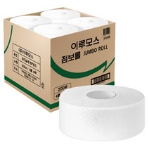 이루모스 2겹 엠보싱 점보롤 200M x 16롤(1박스) 우수한 물풀림, 1개, 16개