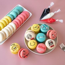 마카롱만들기 노오븐 키트 수제 홈베이킹 쿠킹클래스 재료 만들기 체험 솜씨키트, 초코_아이스팩 추가