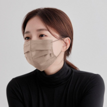 2박스 대형 고래마스크/ 연약한 피부에 부드러운 국내원단, [고래] 진베이지 2박스 (대형)