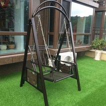 흔들 그네의자 전원주택 휴게실 마당 펜션 벤치 그네, 싱글스윙  브론즈