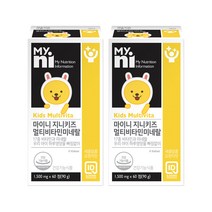 마이니 마이니 지니키즈 멀티비타민 미네랄 60T 2세트, 마이니 지니키즈 멀티비타민 미네랄 60정 2개세트, 단품