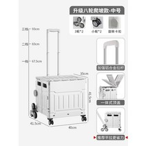 전동웨건 고카트 손수레 과수원 1인전기차 운반카트, [8륜]노르딕그레이미디엄50L