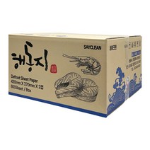 세이크린 천연펄프 식품용 해동지 대형 420mm 800매, SR04 해동지 대형 420mm 800매