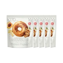 딜라이트 프로젝트 치즈&복숭아 프로틴 베이글칩 단백질 간식, 5개, 55g