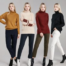 로코엘라 레시아 워셔블 웜 터틀넥 니트 4종