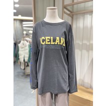 [시에로] 레터링 자수 포인트 티셔츠 SG4TSF322(1892874)