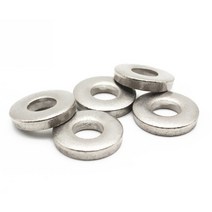 과일 야채 세척기 M3m4m5m6m8m10-m24 두꺼운 플랫 와셔 304 스테인레스 스틸 지방 와셔 금속 가스켓 중간자 일반 와셔, m4x11.7x1.45 50개