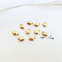 주얼리DIY세트 주얼리메이커 고급케이스 14K 골드 컬러 도금 황동 미니 별 하트 펜던트 쥬얼리 만들기 수제 DIY 귀걸이 매력 결과 구성 요소 20 개