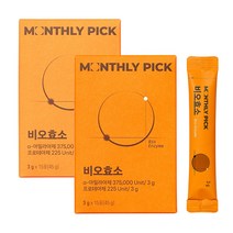 먼슬리픽 비오효소 100% 국산 고소한 곡물 발효 탄수화물 단백질 지방 감소 분해 효소 3g 15포, 45g, 4개